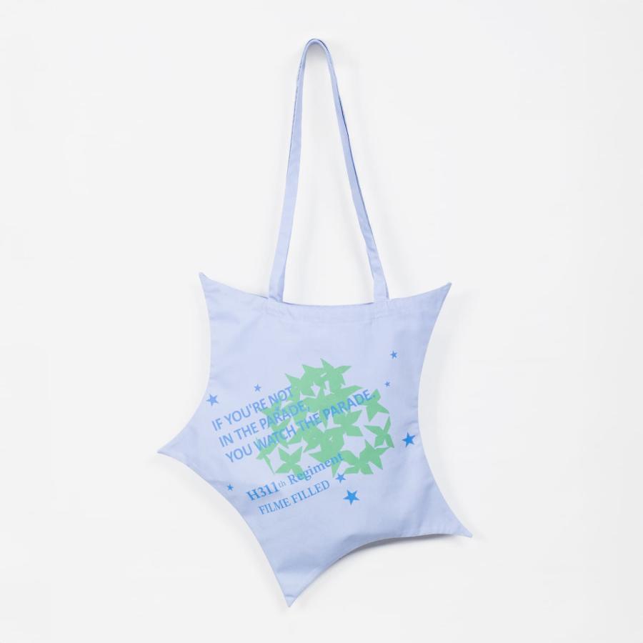 FILME FILLED | PARADE STAR TOTE BAG (SAX BLUE) トートバッグ ロゴ 