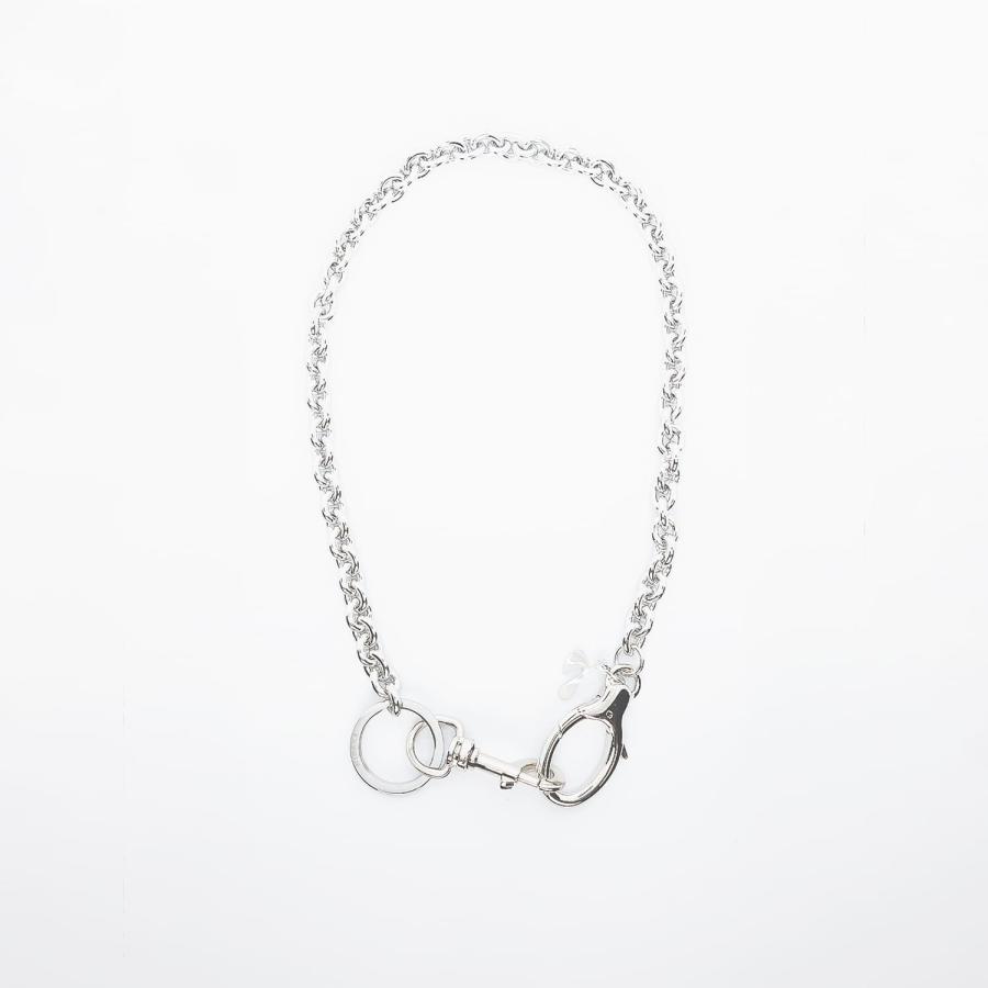 HIDAKA（ヒダカ） CLOG OVAL PANTS CHAIN (SILVER) [チェーン