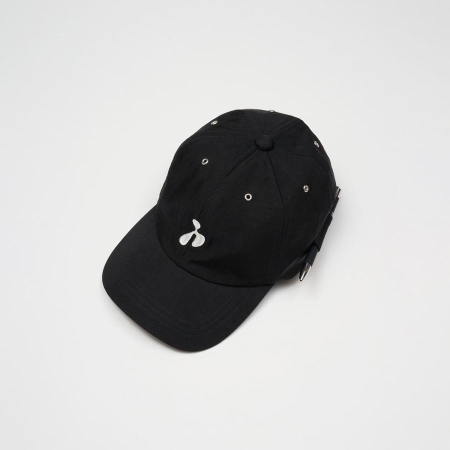 HIDAKA DADCAP 綺麗め黒キャップ 新品未使用 HIDAKA（ヒダカ） DAD CAP (BLACK) [無地 帽子 ナイロンキャップ