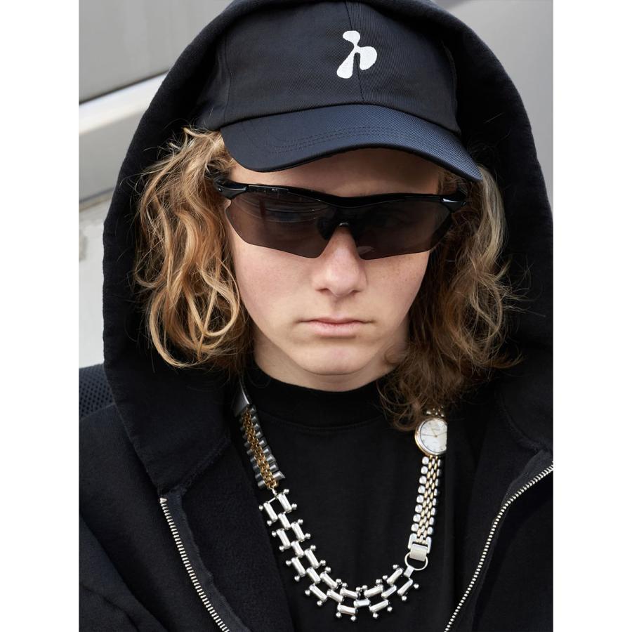 HIDAKA DADCAP 綺麗め黒キャップ 新品未使用 HIDAKA（ヒダカ） DAD CAP (BLACK) [無地 帽子 ナイロンキャップ