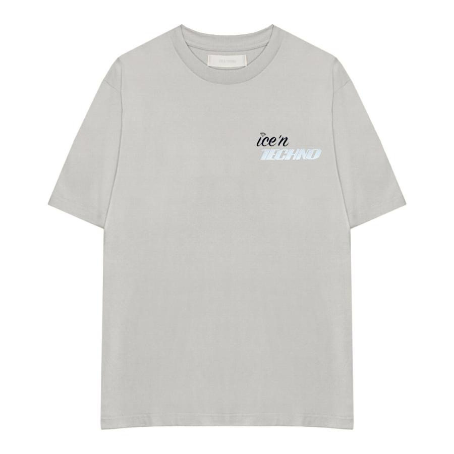 ICE & TECHNO (アイス アンド テクノ) ICE'N TECHNO LOGO TEE (SILVER
