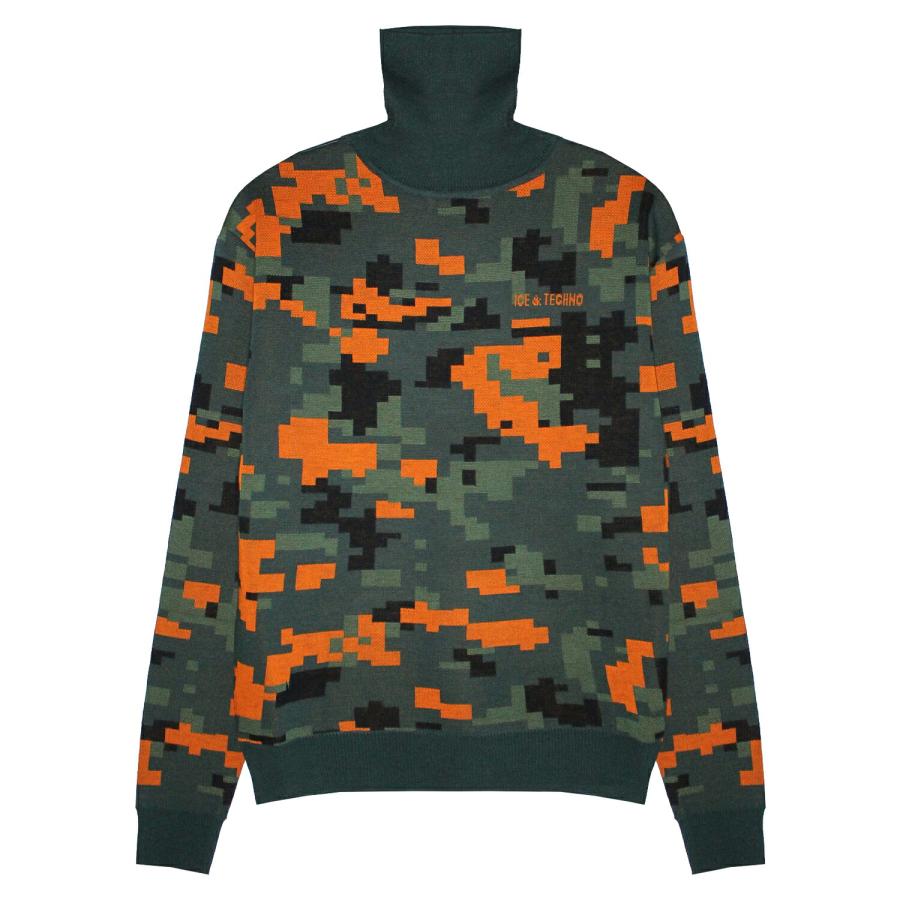 ICE & TECHNO TECHNO CAMO SWEATSHIRT
