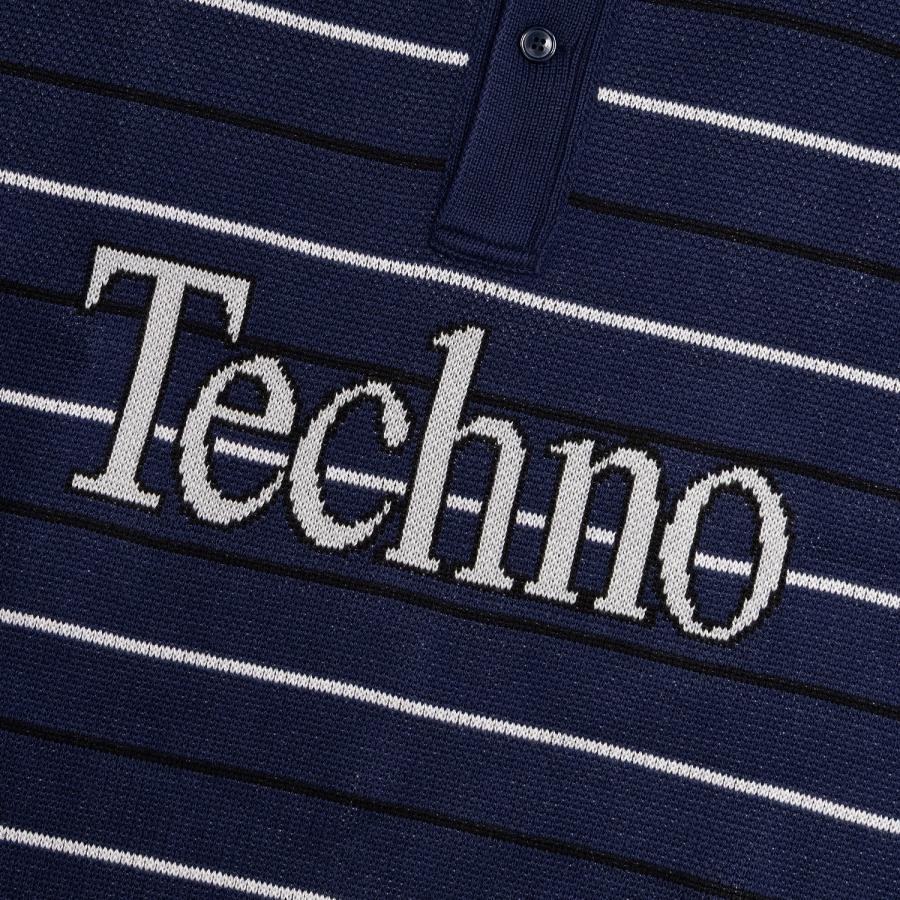 ICE&TECHNO ICE & TECHNO | TECHNO LOGOTYPE GAME KNIT (NAVY) ニット