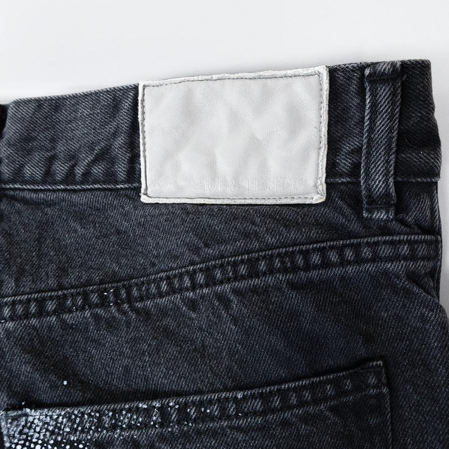 ICE&TECHNO ICE & TECHNO | PRINTED WHISKER DENIM (BLACK) デニム