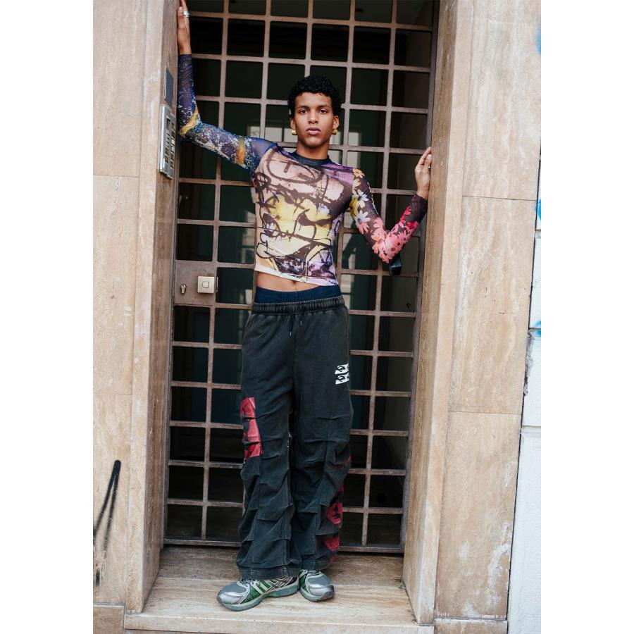 P.A.M.（パム） P.A.M. / PERKS AND MINI | PHOTO MESH TOP - JOSHUA