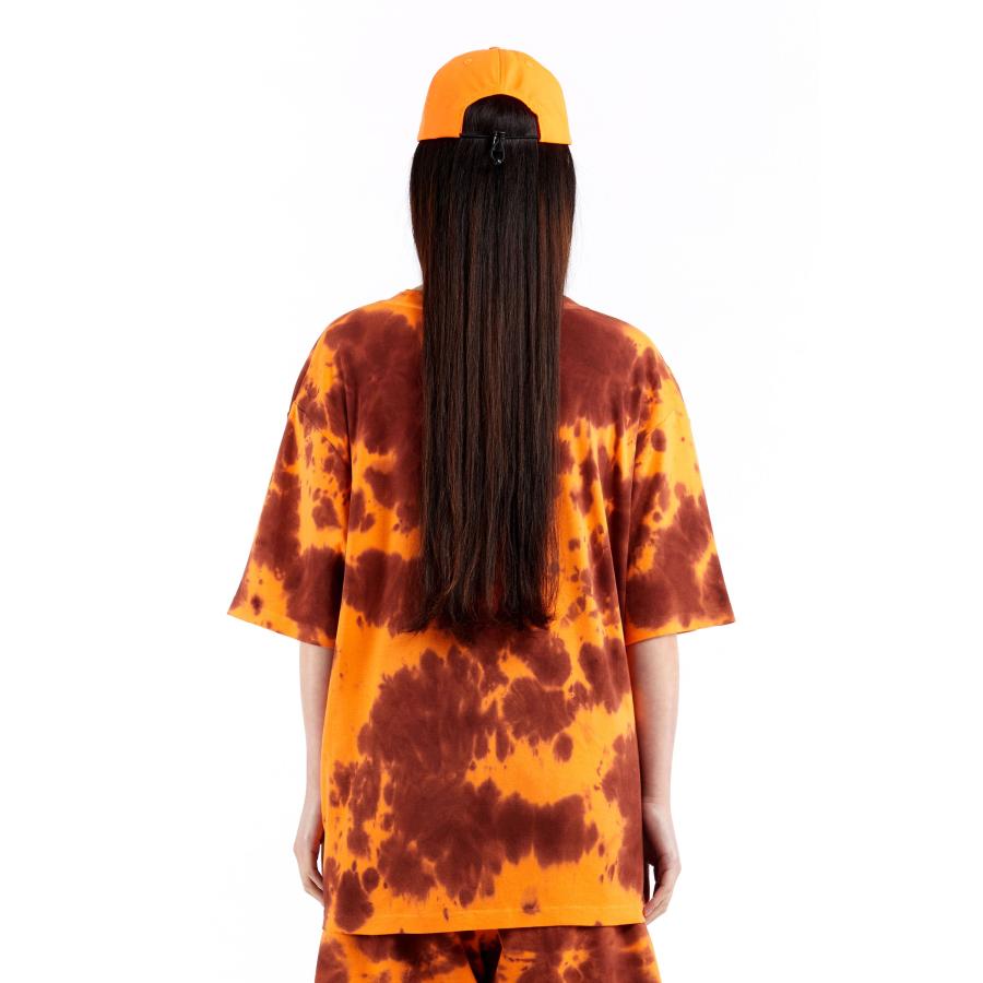 P.A.M. / PERKS AND MINI (パム / パークス アンド ミニ) BOBA HALF SUGAR SS TEE (GIRAFFE DYE) [PAM Tシャツ カットソー メンズ ユニセックス] [オレンジ]｜uneekbasemnt｜07