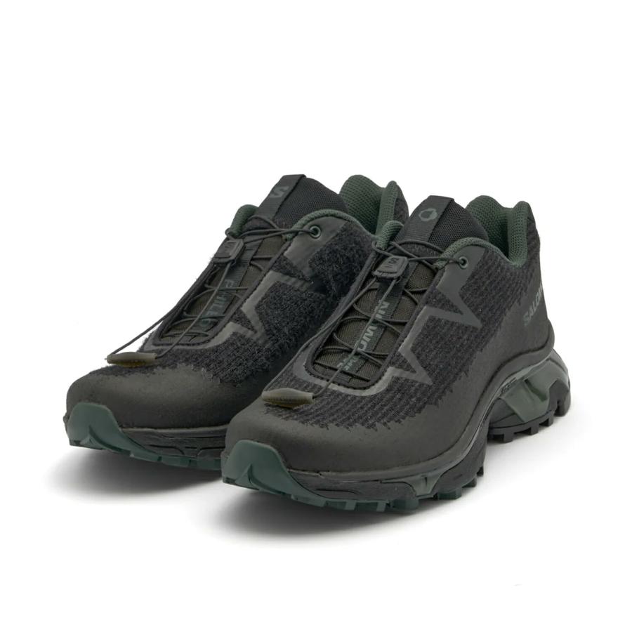 SALOMON BY PHILEO (サロモン バイ フィレオ) PHILEO X SALOMON XT-SP1 (BLACK) [トレイル トレッキング ランニング スニーカー ローカット コラボ][ブラック]｜uneekbasemnt｜02