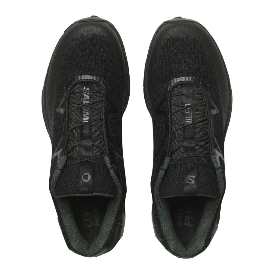 SALOMON BY PHILEO (サロモン バイ フィレオ) PHILEO X SALOMON XT-SP1 (BLACK) [トレイル トレッキング ランニング スニーカー ローカット コラボ][ブラック]｜uneekbasemnt｜05