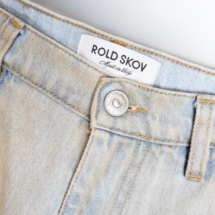 ROLD SKOV | WIDE PANT (BURNT SCRATCHES) デニムパンツ ワイドパンツ