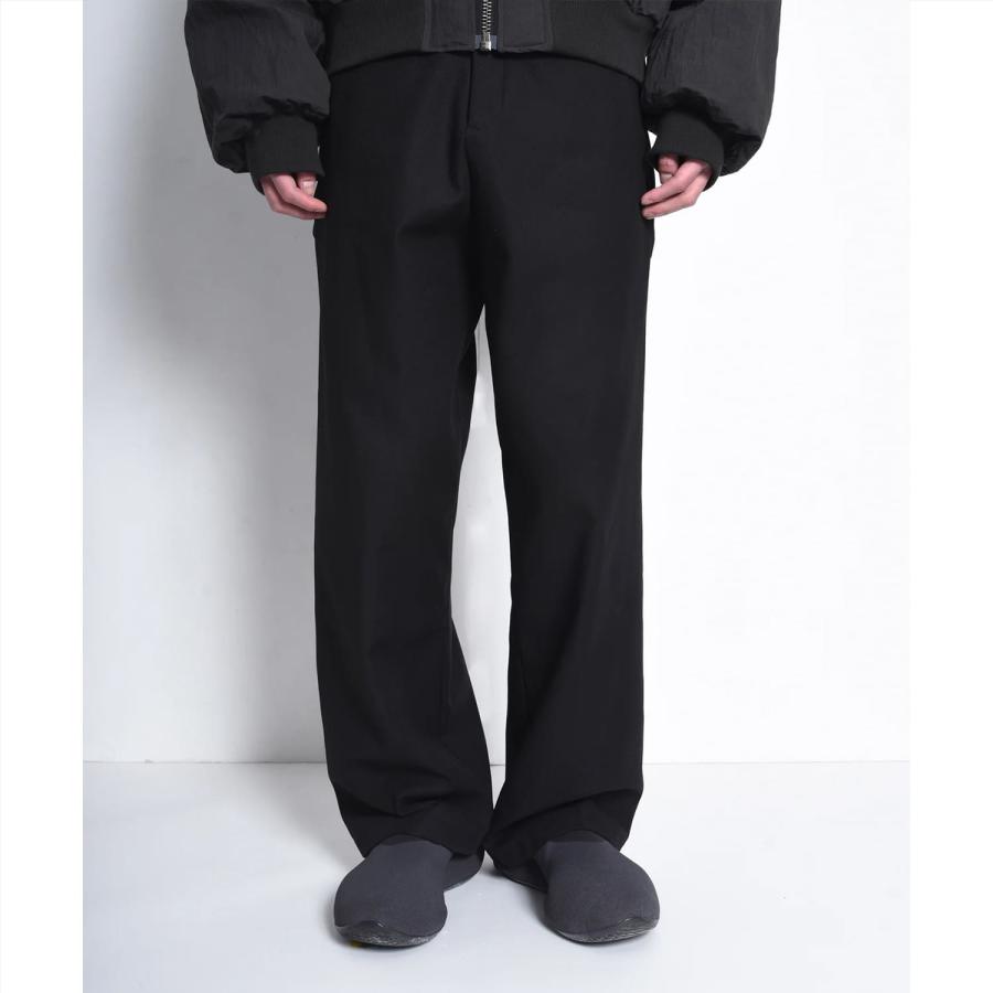 ryaw | MANTIS LEG PANTS (BLACK) スラックス レイヤードパンツ フレア 