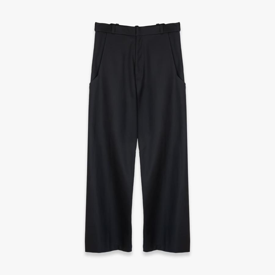 ryaw | MANTIS LEG PANTS (BLACK) スラックス レイヤードパンツ フレア 