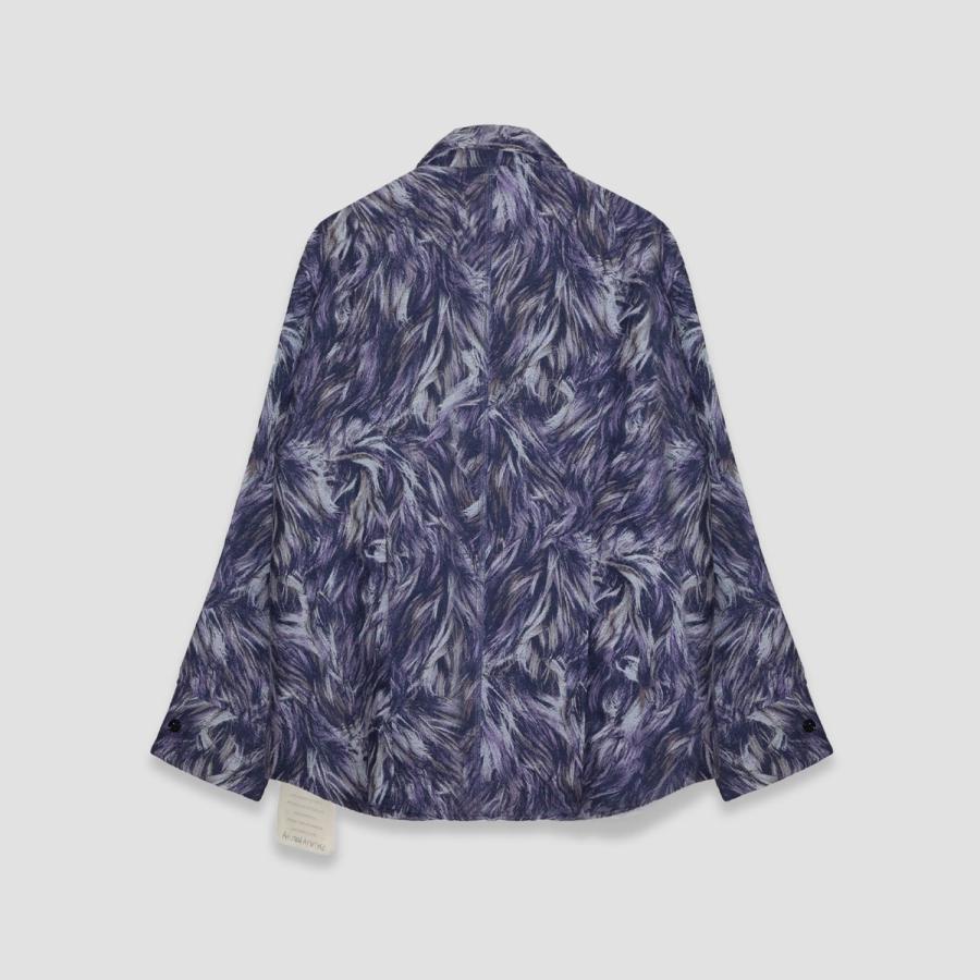 2023SS SHINYAKOZUKA PoloWander プルオーバーシャツ SHINYAKOZUKA (シンヤコヅカ) HIS WORK SHIRT (BLUE) [SHINYA