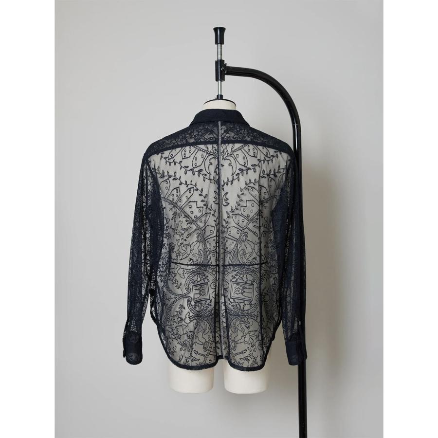 美品25SS SHINYA KOZUKA レース メッシュ Tシャツ 629P▲ 美品25SS SHINYA KOZUKA レース メッシュ Tシャツ 629P△