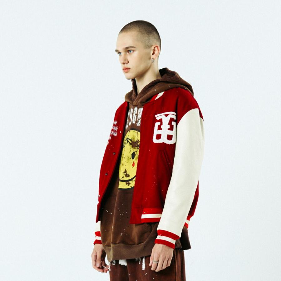 SOMEIT (サミット サムイット) T.B VINTAGE STUDIUM JACKET (RED