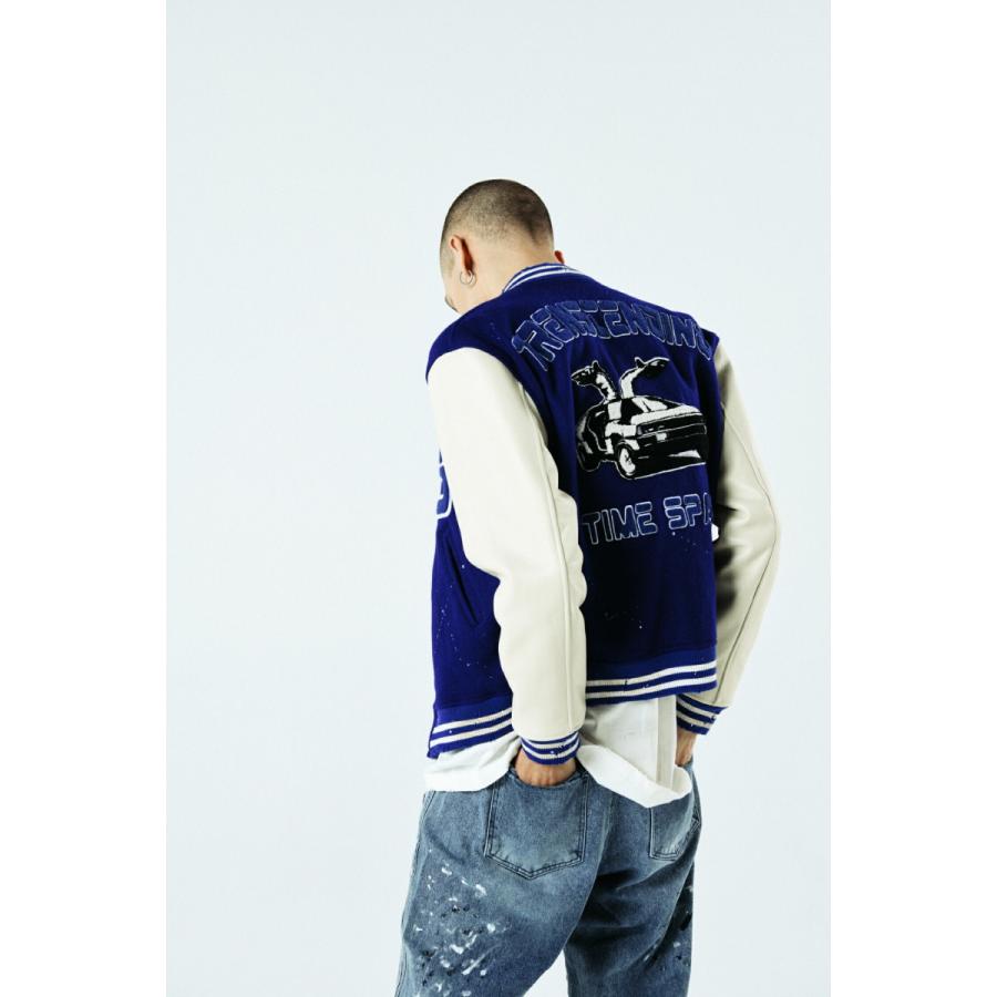 SOMEIT (サミット サムイット) T.T.P VINTAGE STUDIUM JACKET (BLUE