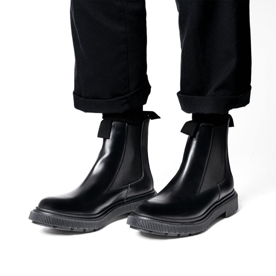 ADIEU（アデュー） ADIEU PARIS TYPE188 (BLACK)[サイドゴアブーツ