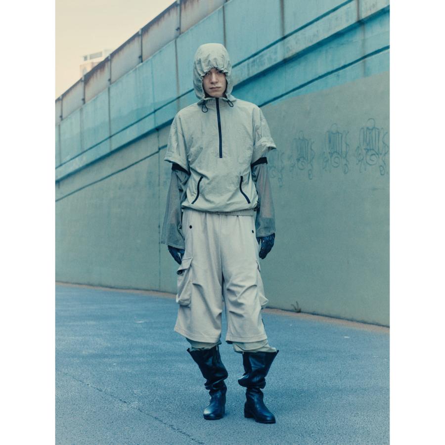 WAVE OF SAND | DIMS SHORTS (SAND) 七分丈 ワイドショーツ ショートパンツ ハーフパンツ スウェットパンツ ボトムス メンズ サンド_1