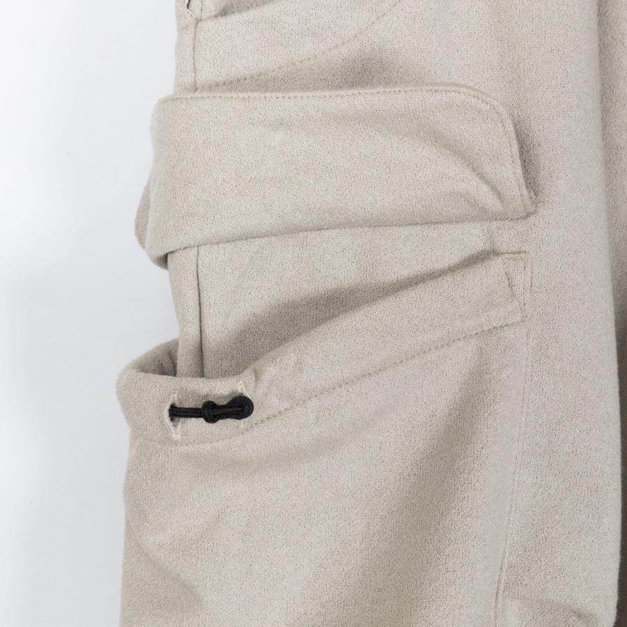 WAVE OF SAND | DIMS SHORTS (SAND) 七分丈 ワイドショーツ ショートパンツ ハーフパンツ スウェットパンツ ボトムス メンズ サンド_5