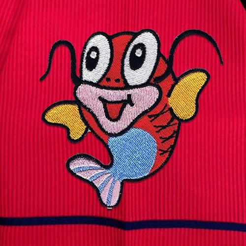 広島カープ 刺繍ワッペン かわいい鯉くん K 0001 カープユニフォーム Carp 広島東洋カープ カープ女子 応援歌 刺繍 メール便 アイロン K 0001 畝刺繍店 通販 Yahoo ショッピング