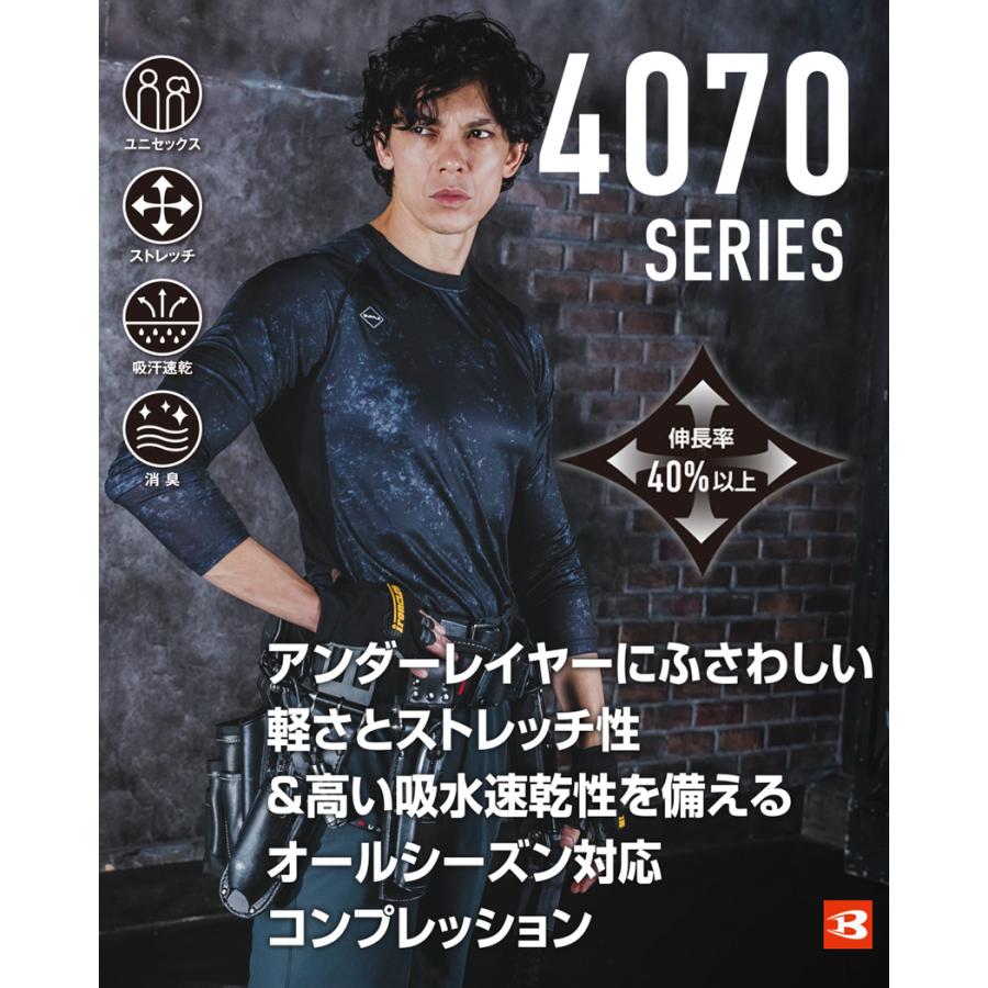 BURTLE（バートル） ＼P5倍／ 【ネコポス送料無料】 4070 ドライ