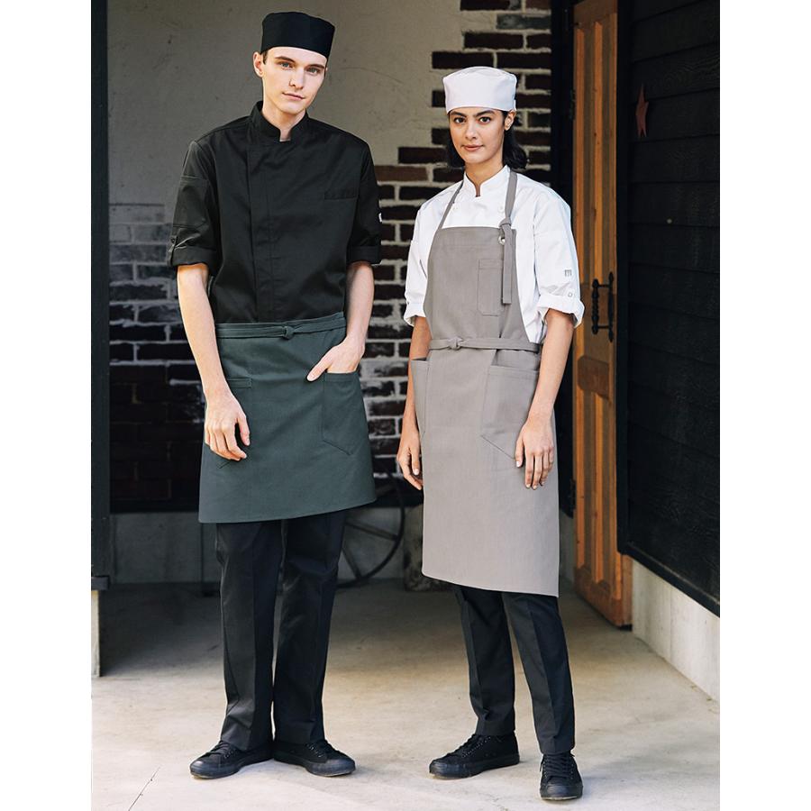 コックシャツ 七分袖 アルべ AS-8611 男女兼用 厨房 シェフ キッチン