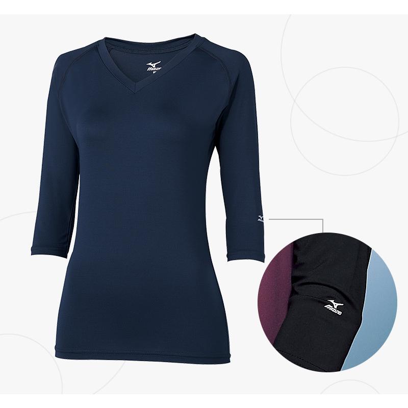 MIZUNO 【2枚セット】ミズノ アンダーウェア 女性用 7分袖 MZ