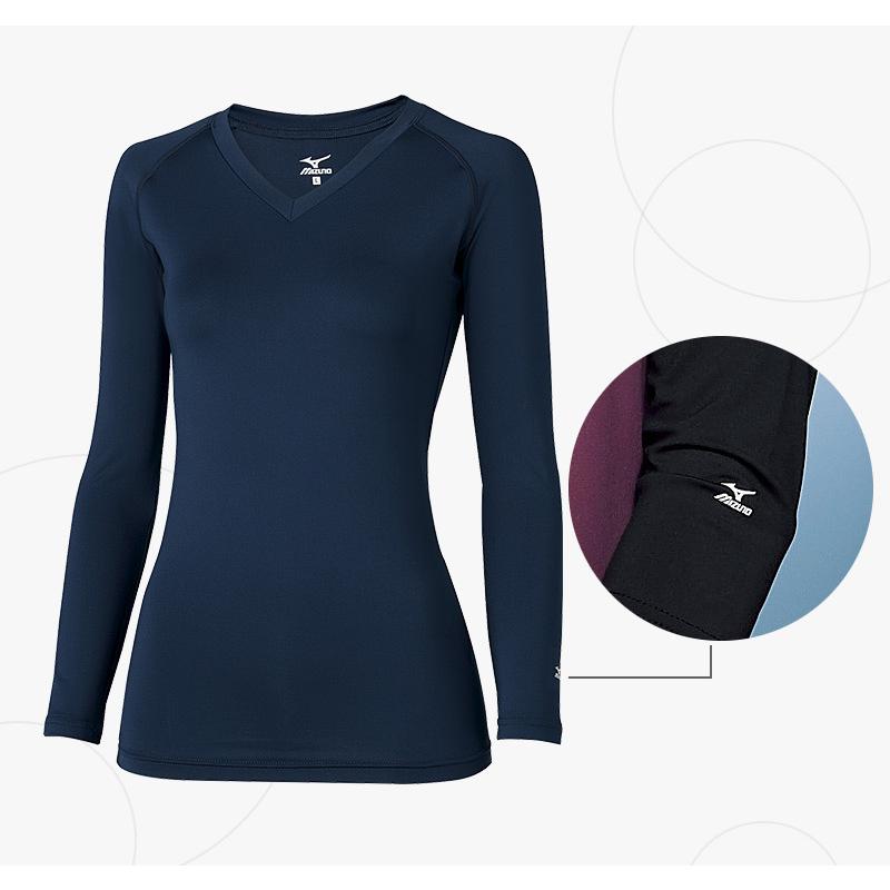 MIZUNO（ミズノ） アンダーウェア 女性用 9分袖 医療 白衣 MZ-0154
