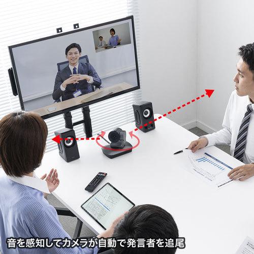 サンワサプライ 自動追尾型カメラ サンワサプライ ダイレクト:自動追尾型カメラ 400-CAM089 1個