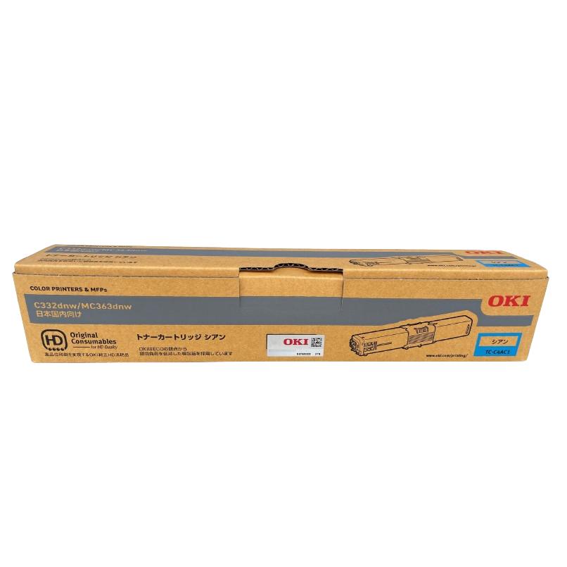 沖データ OKI(沖データ)トナーカートリッジ TC-C4AC1 シアン 純正/新品 