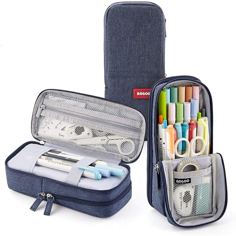 大容量 ペンケース 筆箱 多機能 便利 ポーチ ペン縦型 ツールペンケース 帆布 小学校 中学 高校 大学生 男子 女子 社会人用 かわいい おしゃれ Jxg145 うにストア 通販 Yahoo ショッピング