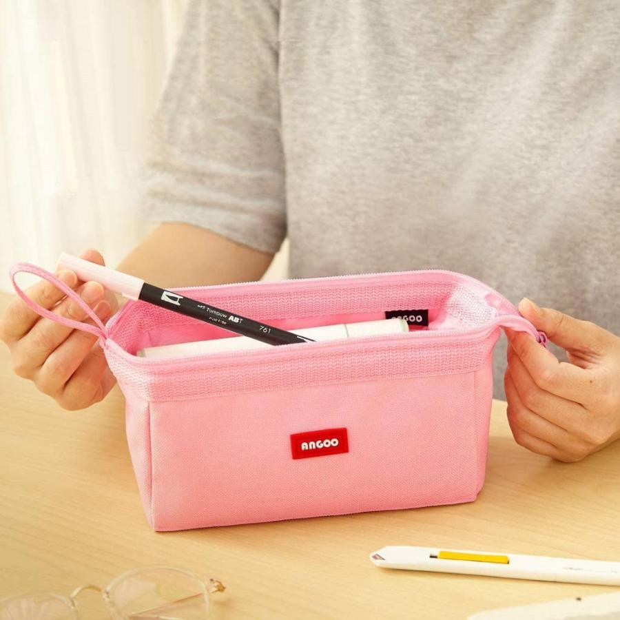 ペンケース大容量 帆布 筆袋筆筒筆箱 多機能 ペンポーチ ツールペンケース 文具バッグ 中小学生高校生 大学生男女子供 サラリーマン ビジネス 社会人用 ピンク Jxg150 うにストア 通販 Yahoo ショッピング