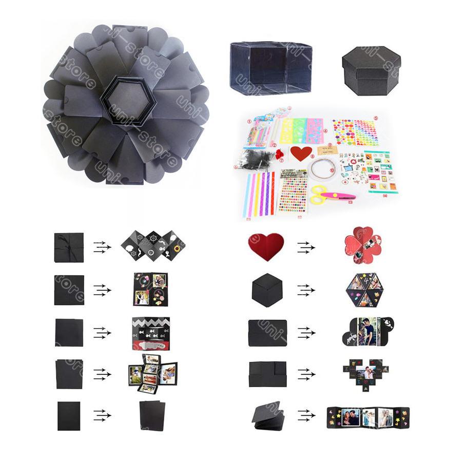 アルバム 爆発ボックス 手作りアルバム Diy 写真 大容量 収納ボックス 贈り物 ギフトボックス プレゼント彼女 彼氏 誕生日 記念日 写真収納 手作り アルバム Jxg198 うにストア 通販 Yahoo ショッピング