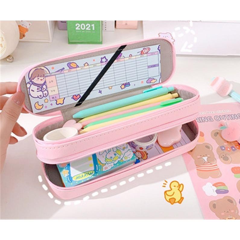 ゆめかわいい 宇宙旅行ペンシルケース グリッター 大容量 筆箱 スクール メイクポーチ ペンシルバッグ ボックス ポーチ ステーショナリー ユメカワ Oir7fulmkh Www Saint Venant Fr