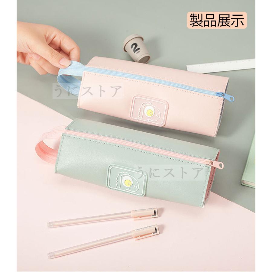 Pu革 ペンケース 筆箱 おしゃれ 大容量 中学生 小学生 高校生 シンプル かわいい 韓国 女の子 小物入れ 収納ポーチ 多機能 大人 三角 大学生 大きめ 送料無料 Jxg607 うにストア 通販 Yahoo ショッピング