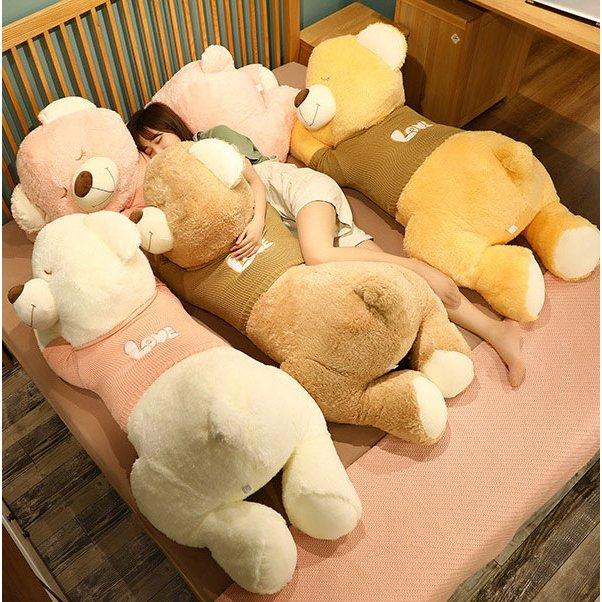 160cm 送料無料 ぬいぐるみ ギフト プレゼント おもちゃ 子供 インテリア クッション 抱き枕 大きい 特大 ベア くま クマ Bear 熊 全4カラー ぬいぐるみ 訳あり Themtransit Com