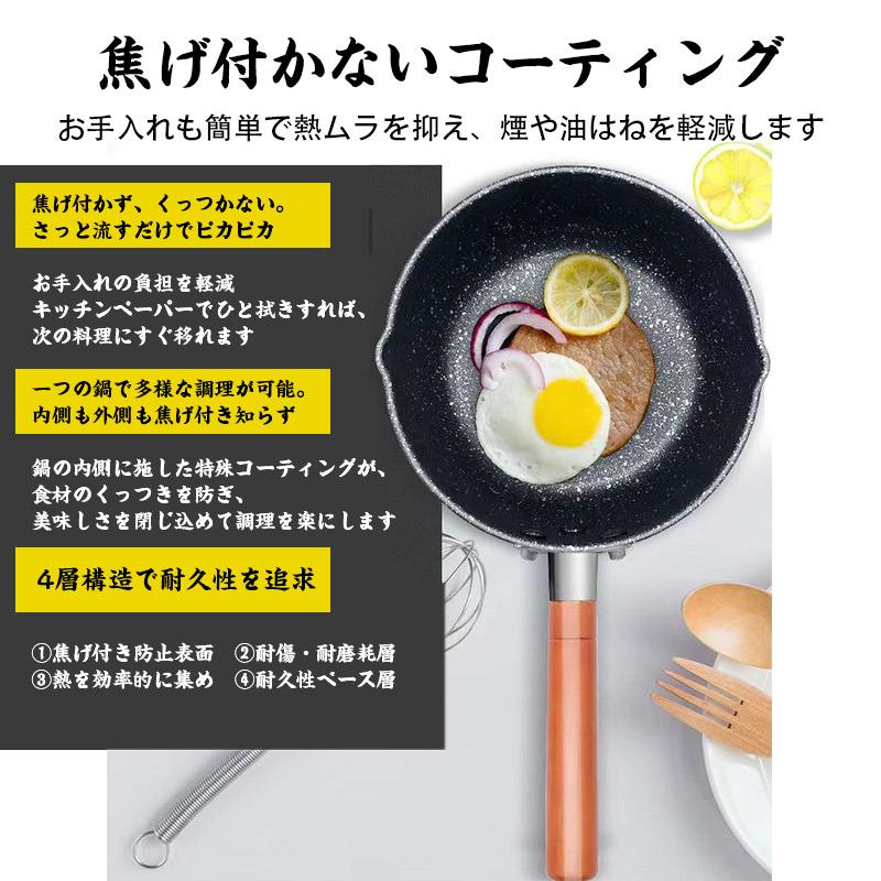 即納 片手鍋 20cm ガス火対応 鍋 IH対応 1-3人 直火 片手なべ ミルク