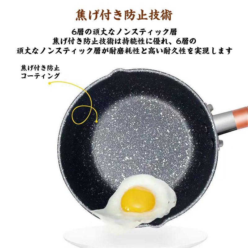 即納 片手鍋 20cm ガス火対応 鍋 IH対応 1-3人 直火 片手なべ ミルク
