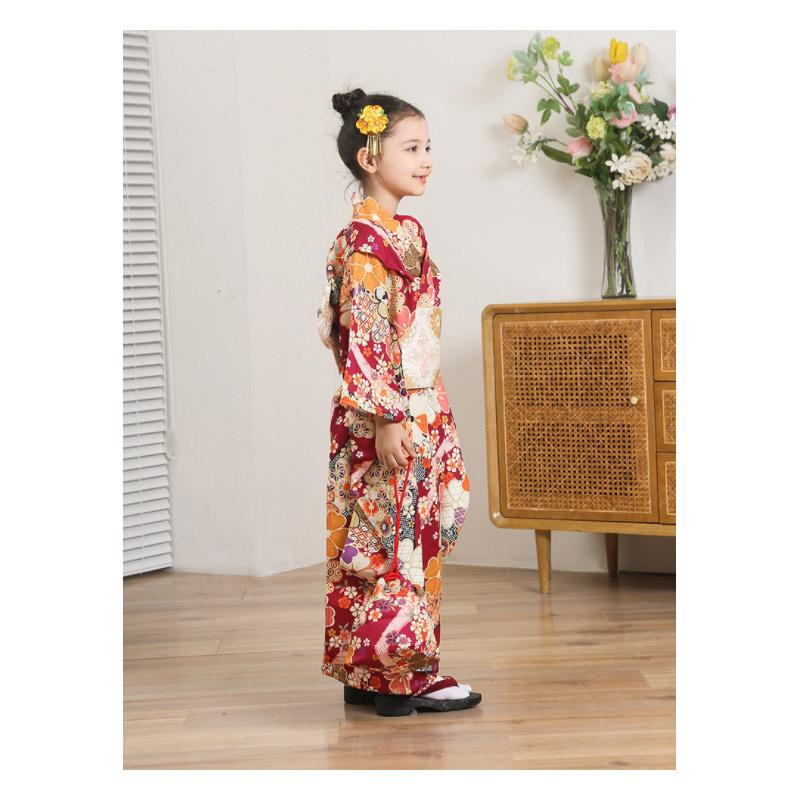 110cm即納 七五三 着物 753 女の子 着物セット 子ども用着物