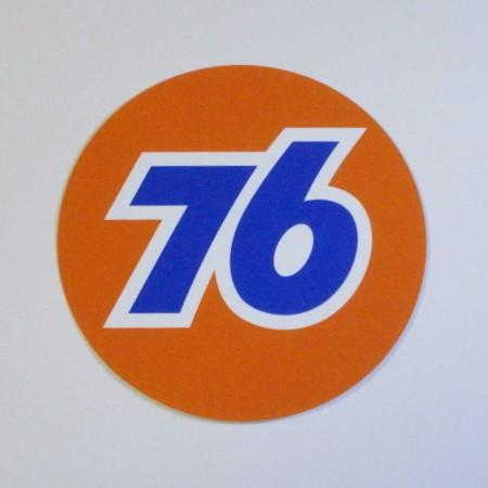 76 ステッカー（76オレンジボールM） : カジュアルショップ UNIVERSE