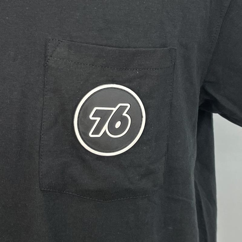 76 Lubricants 76 重ね襟胸ポケットラバーワッペンTシャツ1727
