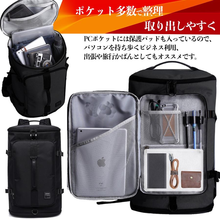リュック 大容量 おすすめ おしゃれ 大人 メンズ ボックス型 リュックサック 大型 通勤 通学 学生 防水 通学用 3way キャンプ レ Ub Unibiz Online Store ヤフー店 通販 Yahoo ショッピング