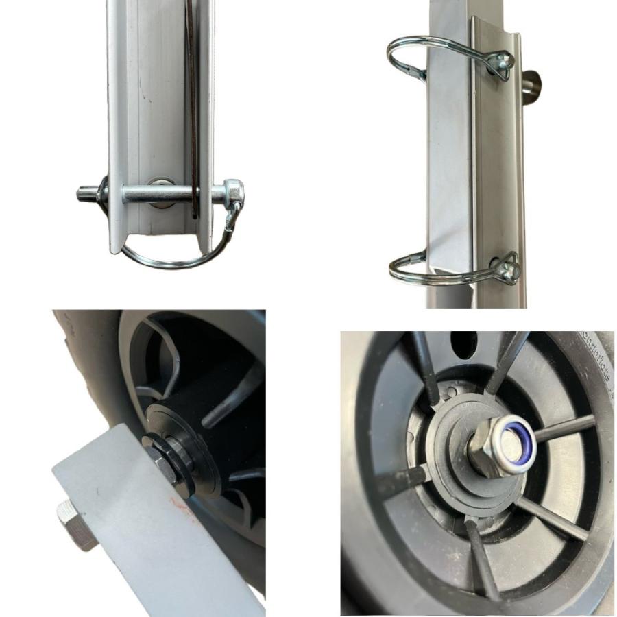 改良版 ボートドーリー ボート用 パンクレスタイヤ採用 ゴムボート