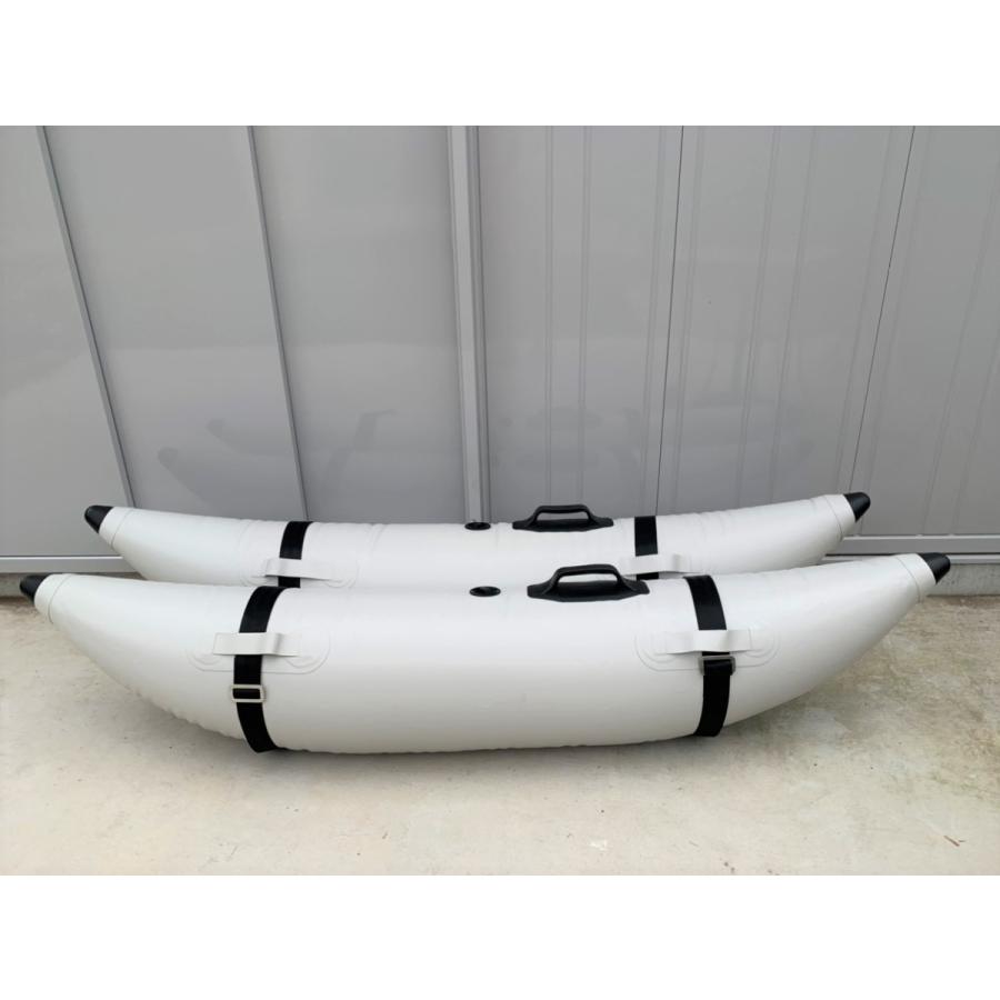 Unibuy サイドフロート ボート用 船用 左右セット 1800g 釣り カヌー カヤック フィッシング 付属品一式 グレー 63 Off