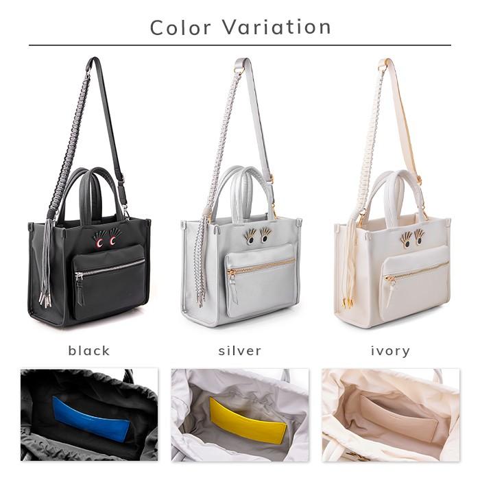 IROMEKI トートバッグ 2way レディース バッグ バイカラー A4 収納 