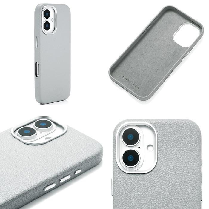 【メール便送料無料】iPhoneケース MagSafe対応 iPhone17 17Pro iPhoneAir iPhone16 16e 15 14  スマホケース 背面型 無地 高級感 レザー ユニセックス メンズ | UNiCASE | 14