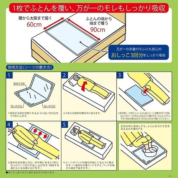ライフリー ふとん安心シーツ ふとん安心シーツ16枚 1箱(4袋セット