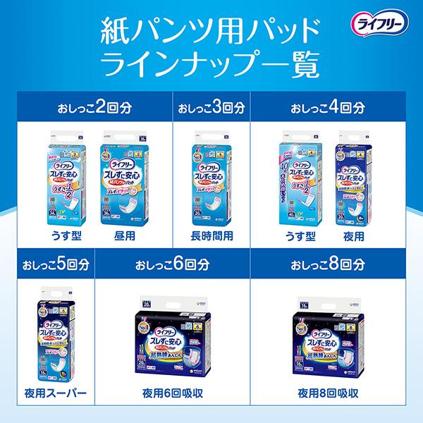 SALE／65%OFF】 ライフリー ズレずに安心 紙パンツ用パッド うすさ約1