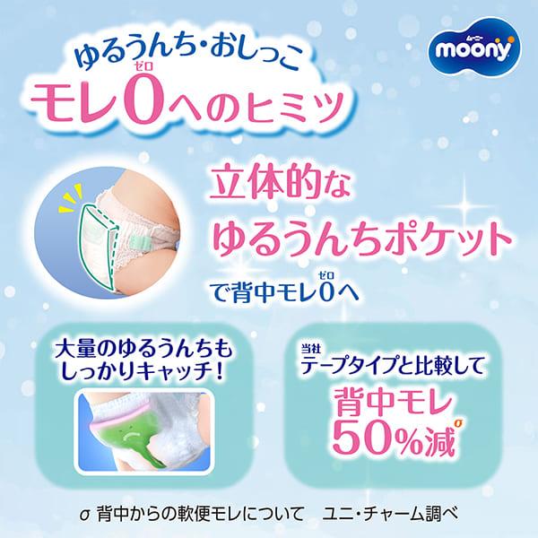 moony パンツ ムーニーマン ゆるうんちモレ安心パンツS オムツS オムツ