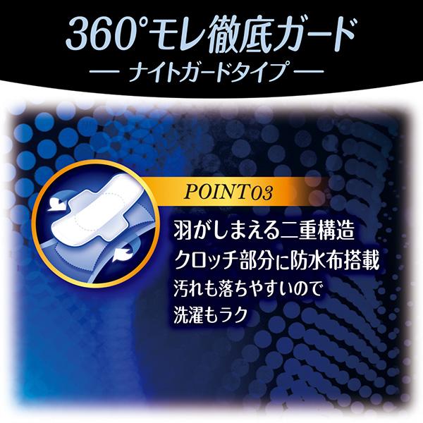 ソフィ 極ぴたFIT ナイトガードタイプ ブラック Ｍサイズ　ユニ・チャーム公式ショップ | ソフィ（ユニ・チャーム） | 04