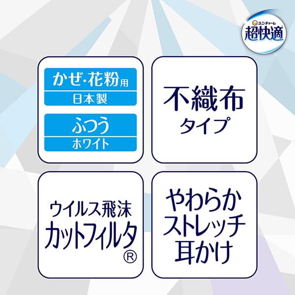 超快適マスク 超快適マスク涼感マイナス2℃ふつう 20枚 ユニ・チャーム